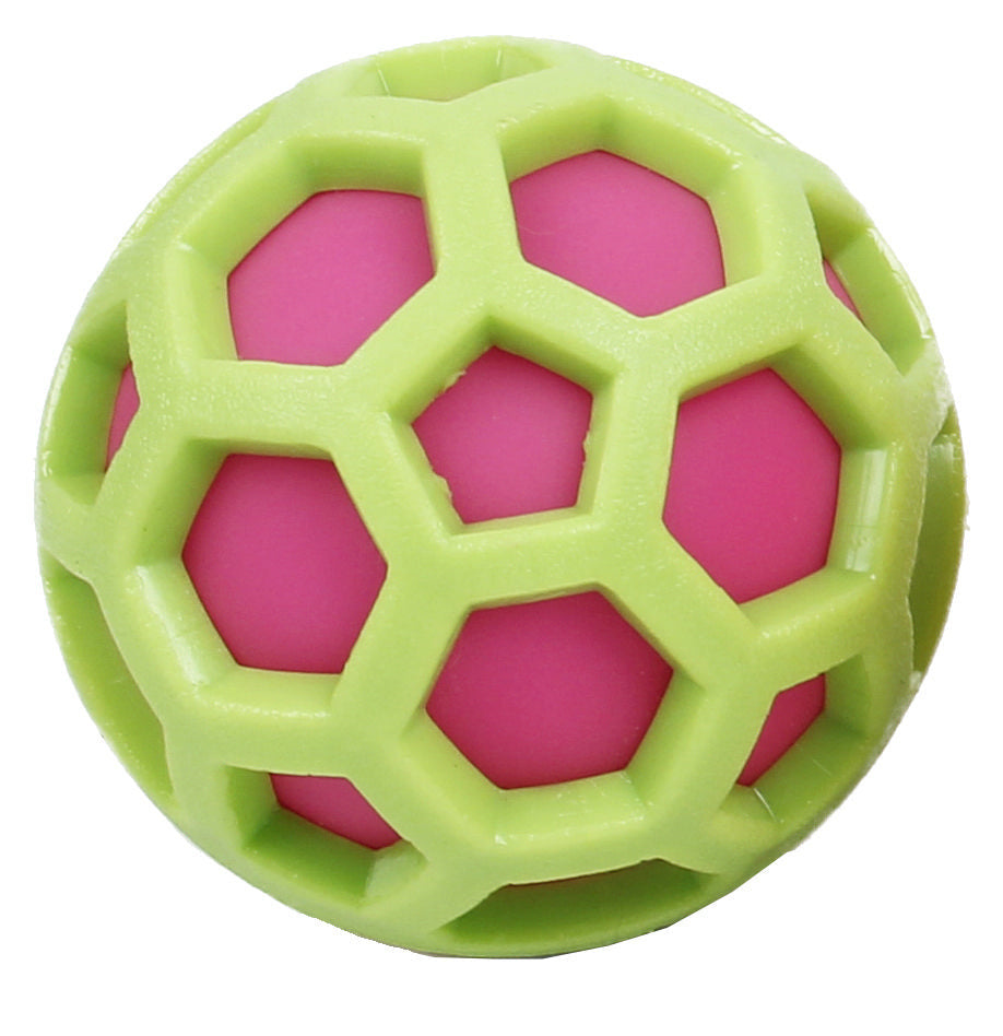 Pet Life 'DNA Bark' TPR and Nylon Durable Rounded Squeaking Dog Toy