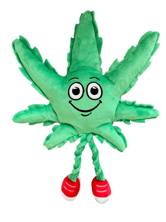 MJ the Weed Leaf 420 Dog Toy