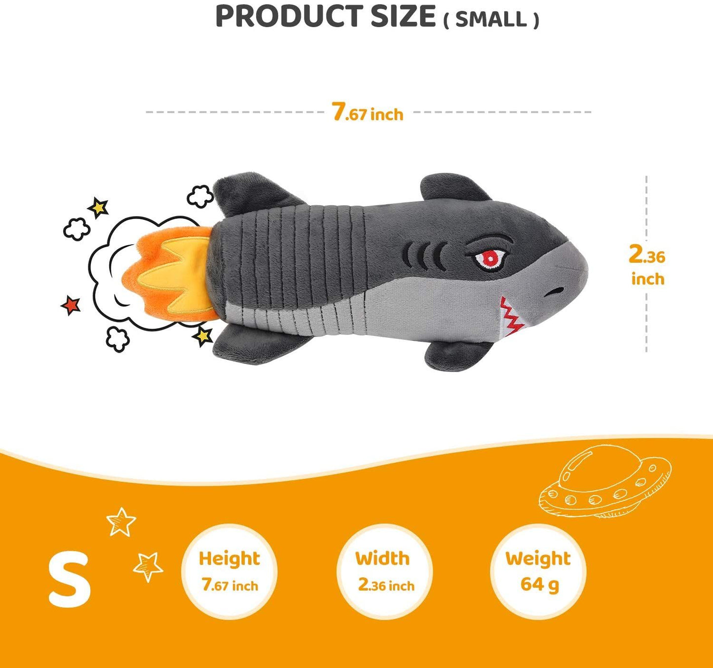 Squeaky Plush Dog Toys Indestructible; Set Durable No Stuffing Dog Toys; Cuddly Soft Chew Bundle as Dog Chew Toys; Tough Dog Toys for Puppy Small Medium Dogs Interactive Dog Toys for Training